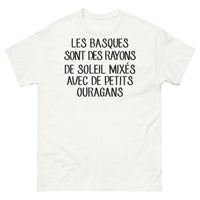 Thumbnail for T-shirt Basque blanc - Les Basques rayons de soleil et ouragans