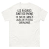 T-shirt Basque blanc - Les Basques rayons de soleil et ouragans