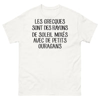 Thumbnail for T-shirt Grèce blanc - Rayons de soleil et petits ouragans