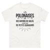 T-shirt Pologne blanc - Les Polonaises sont des rayons de soleil