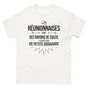 T-shirt Réunion blanc - Rayons de soleil et ouragans