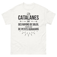 Thumbnail for T-shirt Catalogne blanc - Rayons de soleil et ouragans