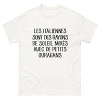 Thumbnail for T-shirt Italiennes blanc - Rayons de soleil et petits ouragans