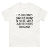 T-shirt Italiennes blanc - Rayons de soleil et petits ouragans
