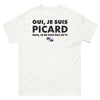 T-shirt Picard blanc - Oui, je suis Picard, non, je ne suis pas Chti