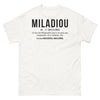 T-shirt Périgord blanc - Miladiou, un clin d'œil chaleureux