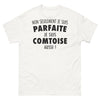 T-shirt Franche-Comté blanc - Être Comtoise, c'est être parfaite