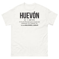 Thumbnail for T-shirt Pérou blanc - Humour et fierté avec Huevón