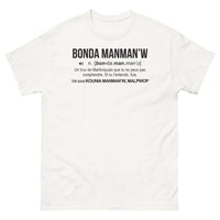 Thumbnail for T-shirt Martinique blanc - Bonda Manmanw, humour créole