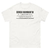 T-shirt Martinique blanc - Bonda Manmanw, humour créole