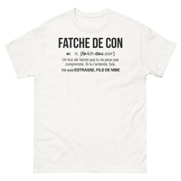 Thumbnail for T-shirt Toulonnais blanc - Fatche de Con, humour local