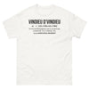 T-shirt Bourgogne blanc - Un clin d'œil à nos racines beuzenot