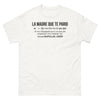 T-shirt Espagne blanc - La madre que te pario un truc