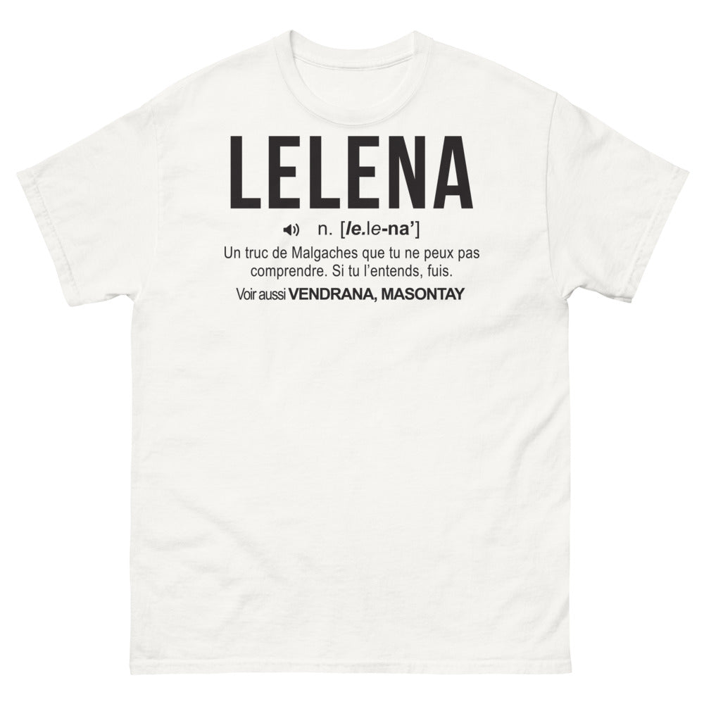 T-shirt Madagascar blanc - L'élégance d'un message incompréhensible