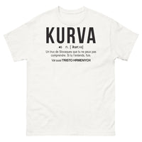 Thumbnail for T-shirt Slovaque blanc - Kurva n'kur va