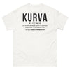 T-shirt Slovaque blanc - Kurva n'kur va