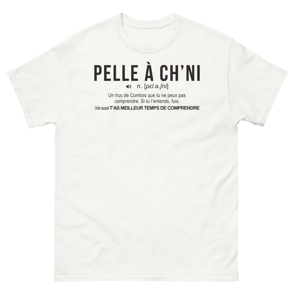 T-shirt Franche-Comté blanc - Je suis Comtois : si tu n'y comprends rien, fuis !
