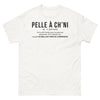 T-shirt Franche-Comté blanc - Je suis Comtois : si tu n'y comprends rien, fuis !