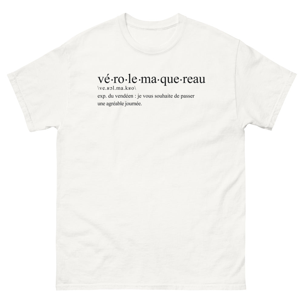 T-shirt Vendée blanc - Un message chaleureux et accueillant