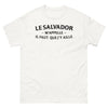 T-shirt Le Salvador blanc - Ici m'appelle, il faut que j'y aille