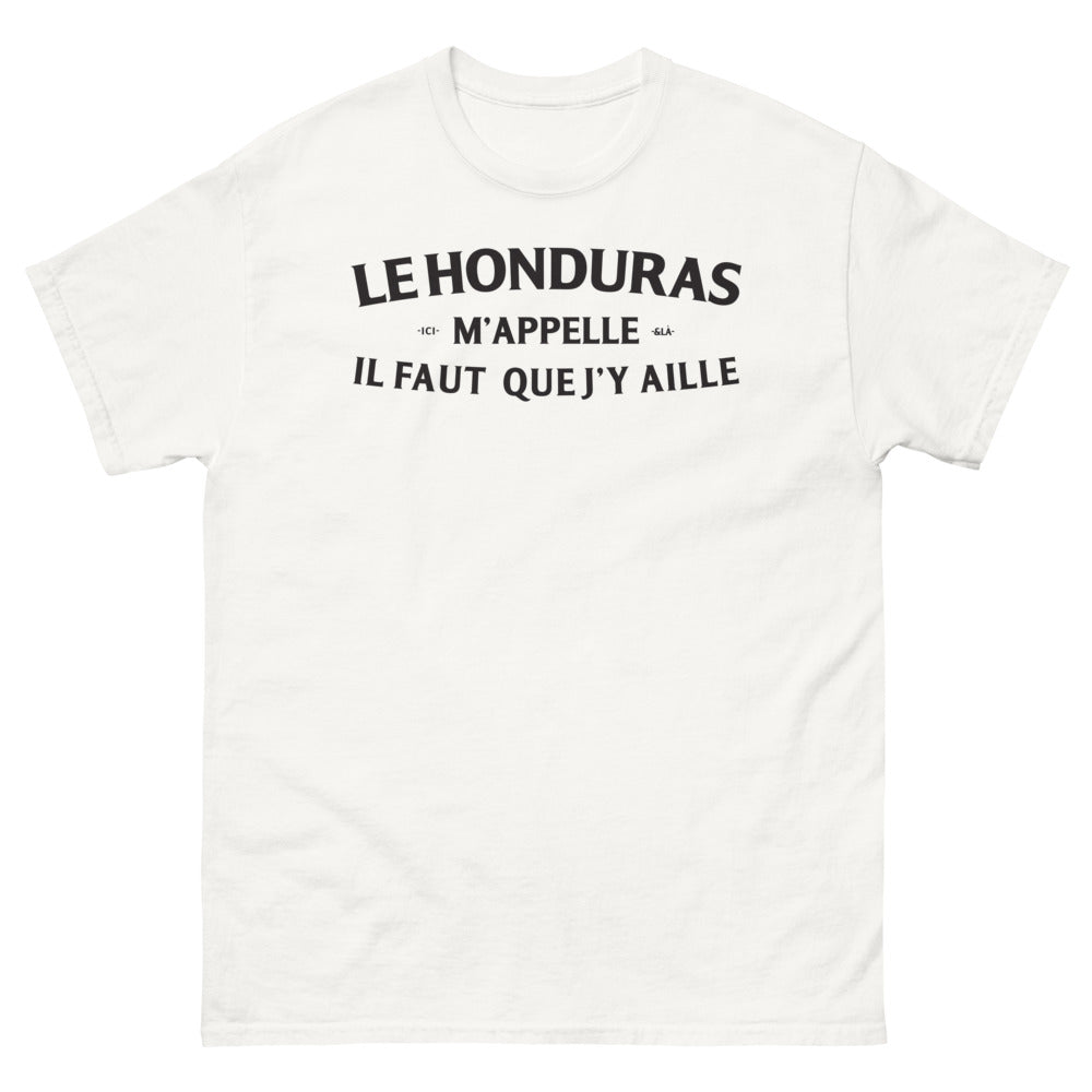T-shirt Honduras blanc - Le Honduras m'appelle, il faut y aller