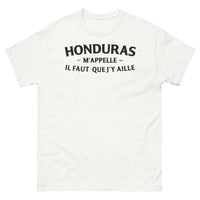Thumbnail for T-shirt Honduras blanc - Ici m'appelle, là il faut que j'y aille
