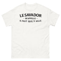 Thumbnail for T-shirt Salvador blanc - Ici m'appelle, la il faut que j'y aille