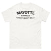 T-shirt Mayotte blanc - Ici m'appelle, il faut que j'y aille