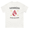 T-shirt Vendée blanc - Je me souviens de Vendée