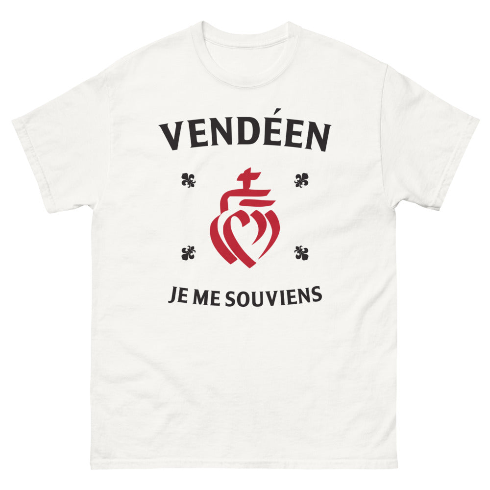 T-shirt Vendée blanc - Je Me Souviens