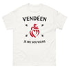 T-shirt Vendée blanc - Je Me Souviens