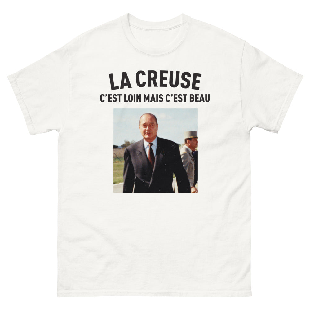 T-shirt La Creuse blanc - Loin mais beau!