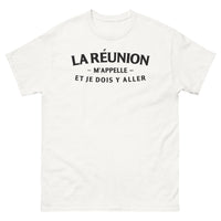 Thumbnail for T-shirt La Réunion blanc - L'île m'appelle et je dois y aller