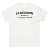 T-shirt La Réunion blanc - L'île m'appelle et je dois y aller