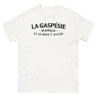 Thumbnail for T-shirt Gaspésie blanc - La Gaspésie m'appelle