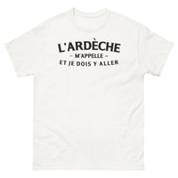 Thumbnail for T-shirt Ardèche blanc - Je dois y aller