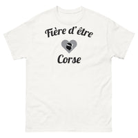 Thumbnail for T-shirt Corse blanc - Fière d'être Corse