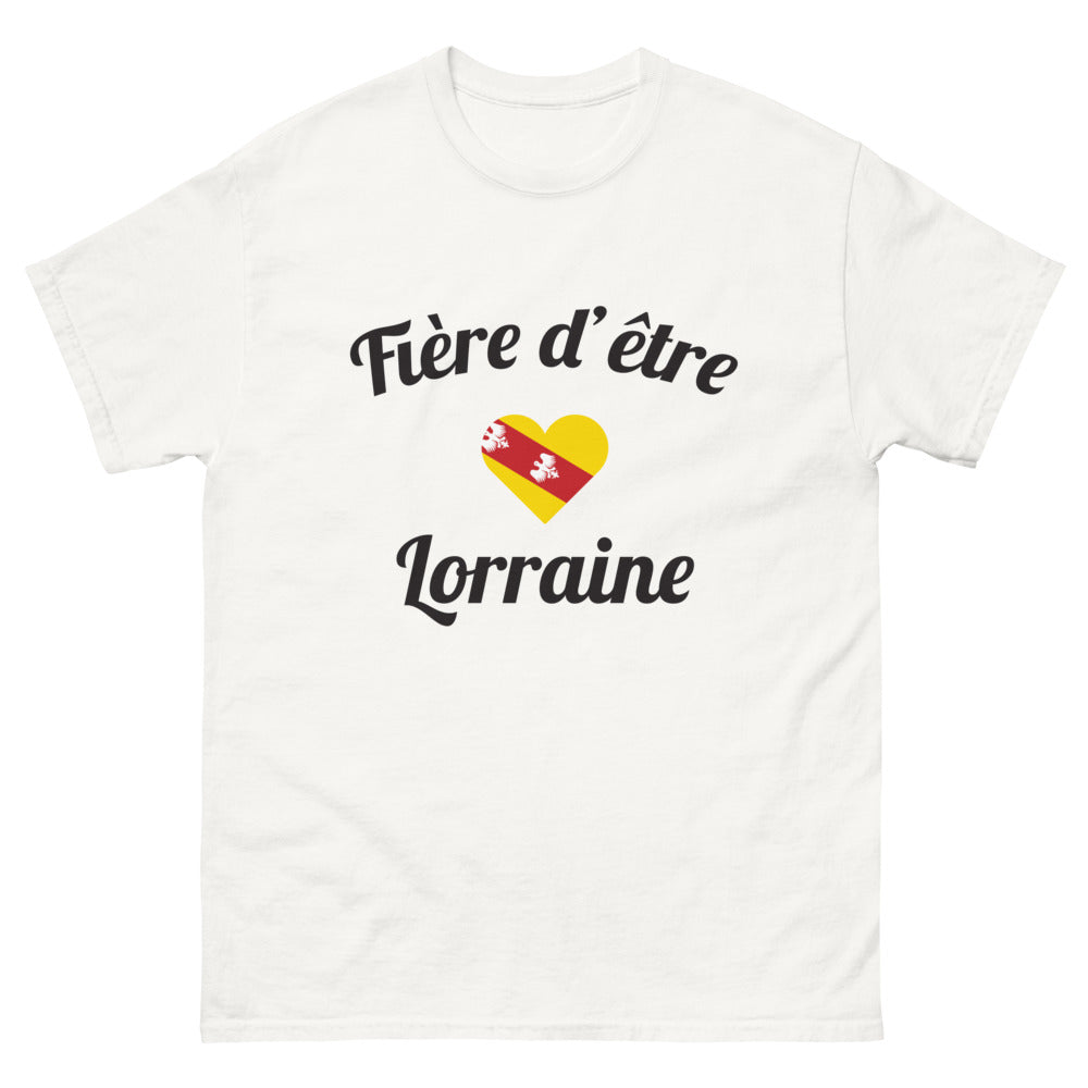 T-shirt Lorraine blanc - Fier de Être Lorraine