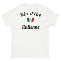 Thumbnail for T-shirt Italie blanc - Fier d'être Italienne
