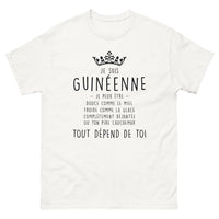 Thumbnail for T-shirt Guinée blanc - Douce comme le miel, froide comme la glace