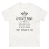 T-shirt Guinée blanc - Douce comme le miel, froide comme la glace