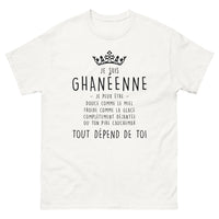 Thumbnail for T-shirt Ghana blanc - Douce comme le miel, froide comme la glace