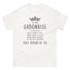 T-shirt Gabonaise blanc - Douce, glaciale ou déjantée