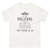 T-shirt Malienne blanc - Douce comme le miel, froide comme la glace