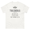 T-shirt Thaïlandaise blanc - Je suis Thaïlandaise, humour et attitude