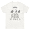 T-shirt Inde blanc - Je peux être douce comme le miel