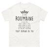 T-shirt Roumain blanc - Douce comme le miel, déjanté