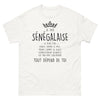 T-shirt Sénégal blanc - Je suis Sénégalaise, douce comme le miel