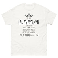Thumbnail for T-shirt blanc - design unique et local