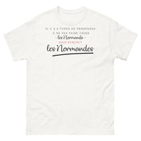 Thumbnail for T-shirt Normand blanc - Ne pas faire chier les Normandes